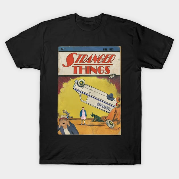 Stranger Comics No1 T-Shirt by WookieeNutz